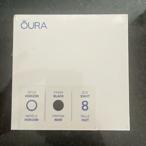 Black Oura Ring size 8.